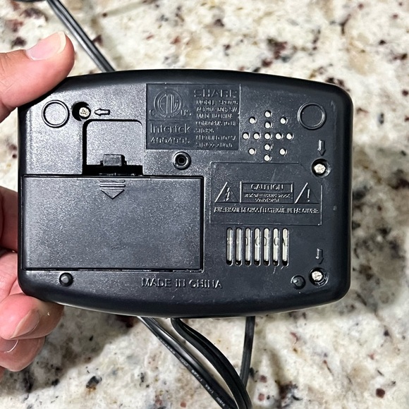 Black and Red Digital Alarm Clock with LED Display - Picture 2 of 4